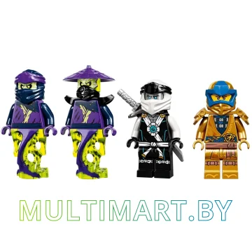 Конструктор LEGO Ninjago 71738 Битва с роботом Зейна картинка 4